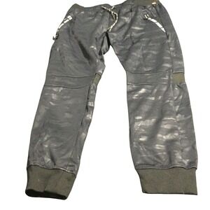 Encrypted Jogger Pants Mens‎ Large Activewear Camo Print Track Pants size L New